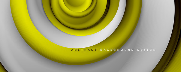 Vector 3d style abstract swirl circles, modern techno digital trendy abstract background. Vector Illustration For Wallpaper, Banner, Background, Card, Book Illustration, landing page