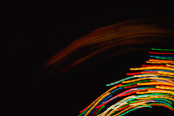 Night lights of the city