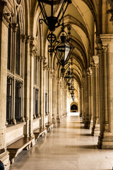 Medieval hallway
