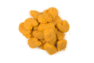 Nuggets isolated on a white background.