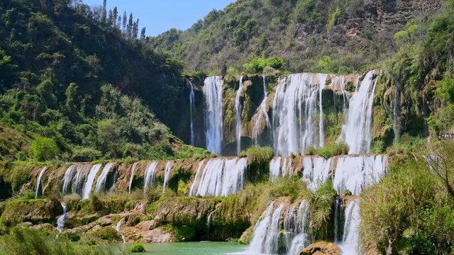 Jiulong waterfall in Luoping, Yunnan, China