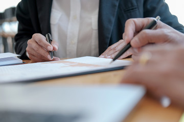 Business People Meeting Design Ideas professional investor working new start up project. Concept. business planning in office