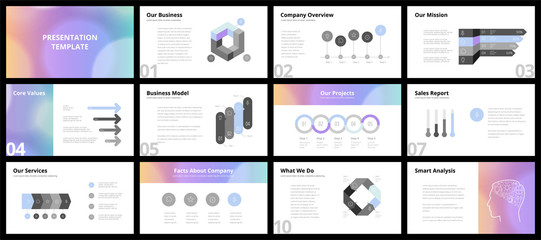 Business presentation templates