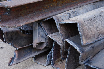 Scrap metal, Steel beams
