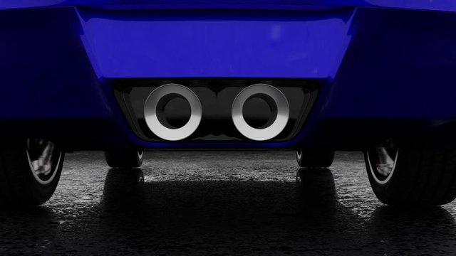 3D car bottom smooth camera movement
