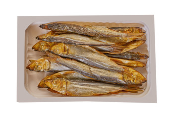 smoked fish in packaging