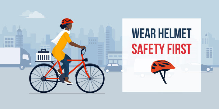Wear helmet for your safety