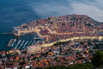 Obraz premium Dubrovnik from above and afar