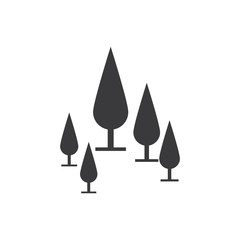 Fototapeta premium Tree line icon Vector Illustration design Logo
