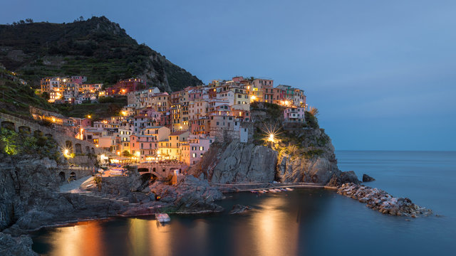 Italy Cliffside towns - Powered by Adobe