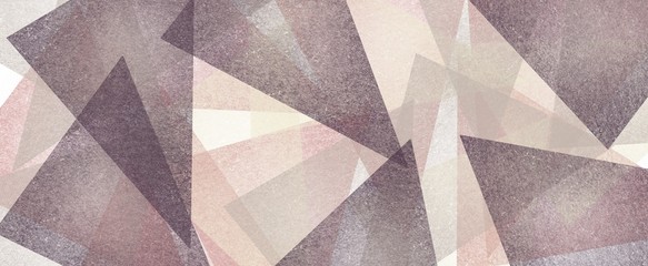 Abstract modern background and contemporary triangle square and block shapes layered in random geometric art pattern with fine texture