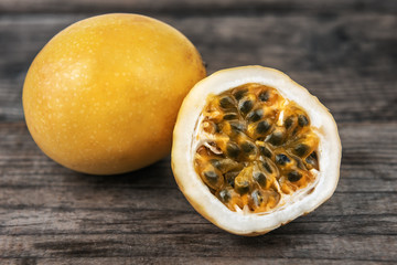 ripe and delicious passion fruit