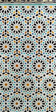 Tile work  from Fes, Morocco