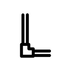 pipe icon with line style