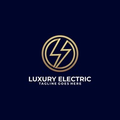 Electric Luxury Illustration Vector Template