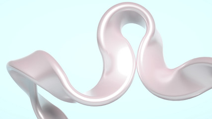 Beautiful background with geometric shape. 3d illustration, 3d rendering.