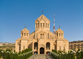 Fototapeta na wymiar St. Gregory the Illuminator Cathedral, Yerevan, Armenia
