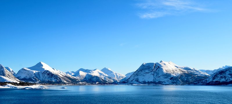Icy Mountain Scape