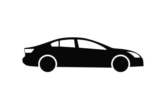 Car icon in simple style. Vector illustration EPS 10