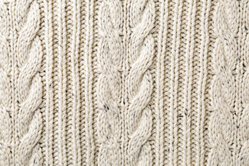 Texture of knitted fabric as background