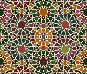 Islamic art seamless pattern
