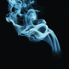 abstract smoke on black background
