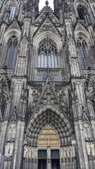 fasade of the dom in cologne 