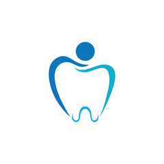 DENTAL LOGO VECTOR ILUSTRATION TEMPLATE.