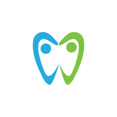 DENTAL LOGO VECTOR ILUSTRATION TEMPLATE.