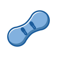 snowboard winter sport equipment icon