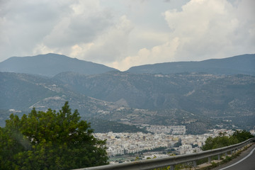 Gargano Promontory View by Morning with Cloudy Sky