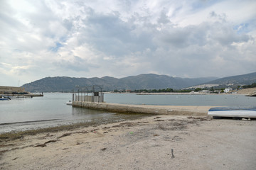 Commercial Harbor of Mattinata by Morning