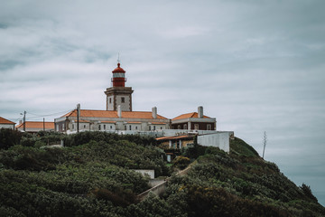 Fototapeta na wymiar The lighthouse at Cabo da Roca, Portugal