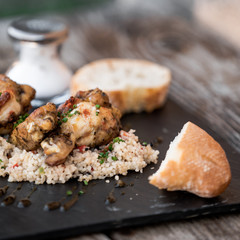 rice with vegetables and duck