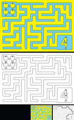 Easy number maze - number 4