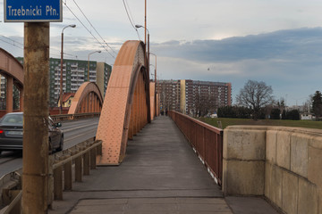 Wrocław, most Trzebnicki - obrazy, fototapety, plakaty