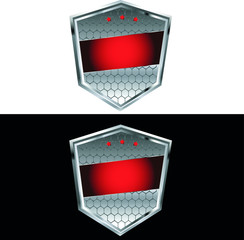 Fototapeta premium tarcza, srebrna tarcza,shield, logo tarcza,shield logo