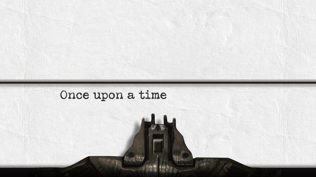 Writing with a typewriter