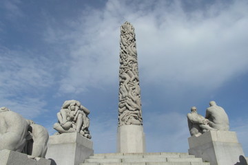 Fototapeta premium Oslo is a capital of Norway, beautiful city with parks