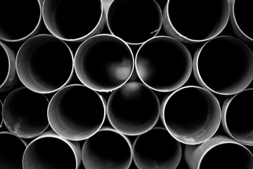 abstract metal/pvc background of pipes