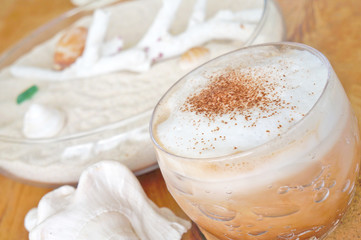 Seaside cafe in Okinawa, Japan