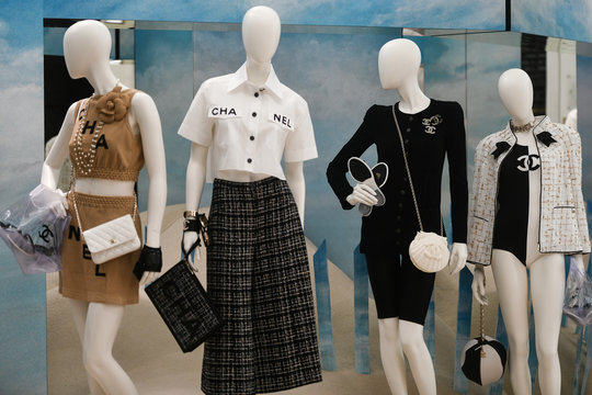 Paris, France - March 03, 2019: Chanel luxury store in Paris, France.