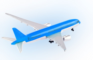 Fototapeta premium samolot na białym tle