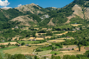 Fototapeta premium Landscape near Mormanno, Calabria