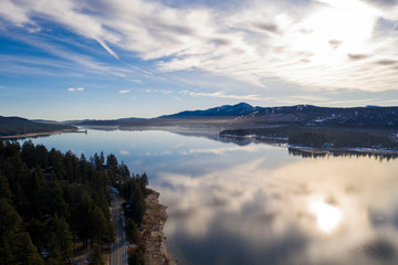 Big Bear Lake Sunny Morning