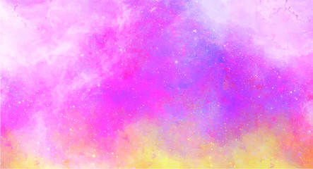 Pink watercolor background for your design, watercolor background concept, vector.