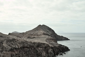 Fototapeta na wymiar Amazing view of 'Ponta de Sao Lourenço' made of volcanic rock in Madeira Island (Portugal, Europe)