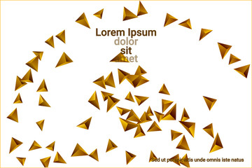 
Triangular background.