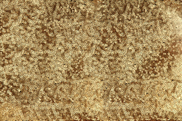 Texture of golden abstract sequins