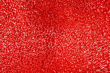 Bright abstract festive background in 2020 trendy red  lush lava color holographic with colorful...